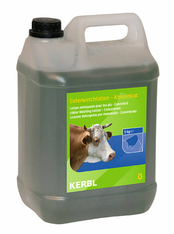 Kerbl Euter-Waschlotion, 5 kg Kanister