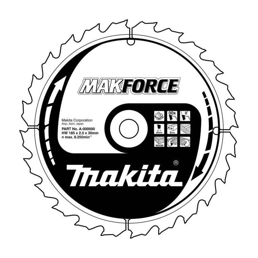 Makita B-08486 MakForce Sägeblatt 190x30 mm 40 Zähne