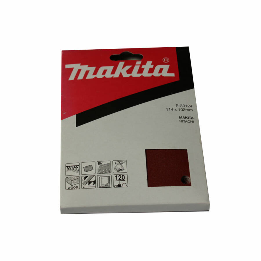 Makita Schleifpapier 114 x 102 mm K120 Inhalt 10 Stk.
